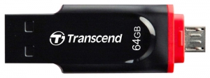 64GB Transcend JetFlash 340 Black-Red